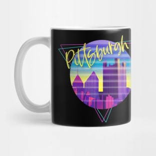 Retrowave Pittsburgh Mug